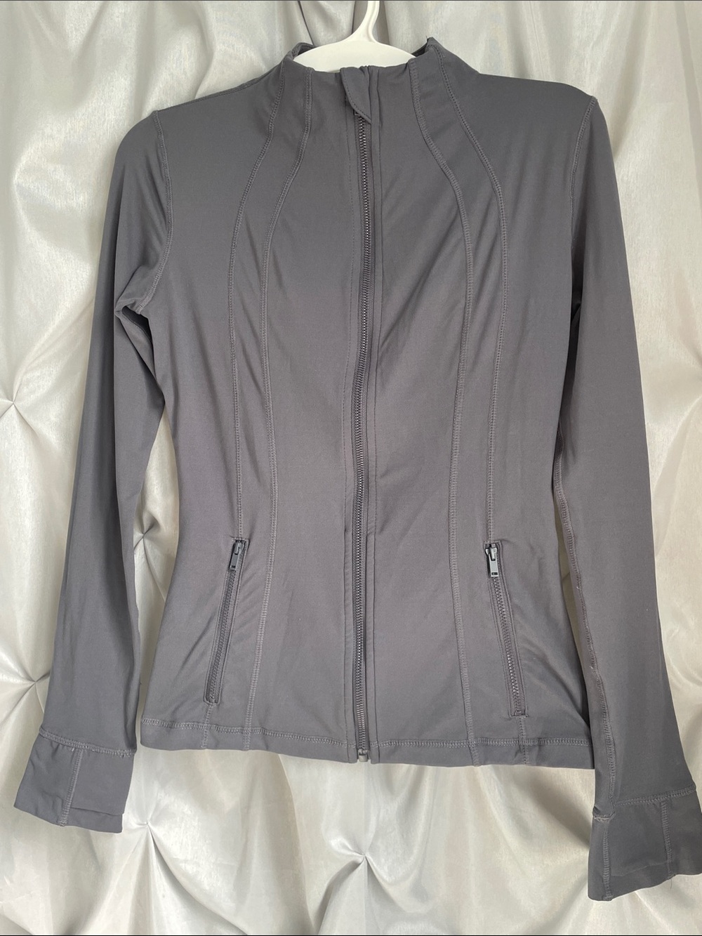 Women’s Charcoal Zip-Front active Jacket Size Small